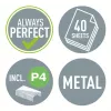 Leitz klambripüstol 5522 NeXXt, 40 lehte, metall, must, P4, metall, plastik, 80 g/m², 140 klambrit