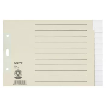 Leitz 12260085 registriindeks Tühi registriindeks Paber Hall