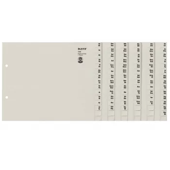 Leitz 13360085 registriindeks Tähestikuline registriindeks Paber Hall