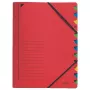 Leitz 39120025 sakilise vahelehega register papist, punane