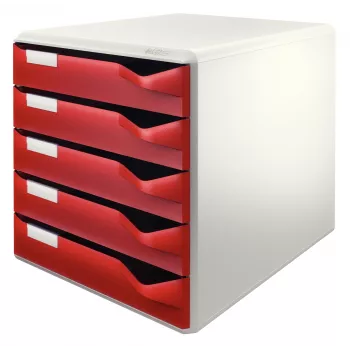 Leitz 52800028 failihoidla kast polüstüreenist Burgundia, Hall