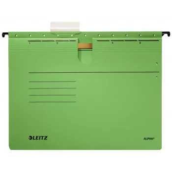Leitz Alpha rippkaust Kartong A4 Roheline 5 tk