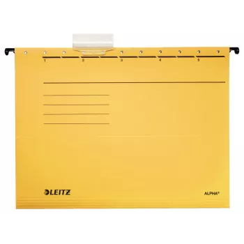 Leitz Alpha riputuskaust Papp A4 Kollane