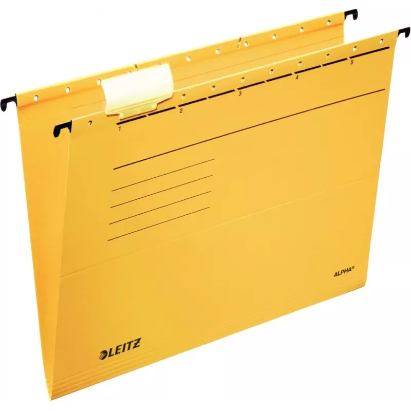 Leitz Alpha riputuskaust Papp A4 Kollane