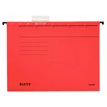 Leitz Alpha riputuskaust Papp A4 Punane