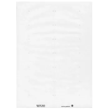 Leitz 66430001 isekleepuv silt Ristkülik Valge