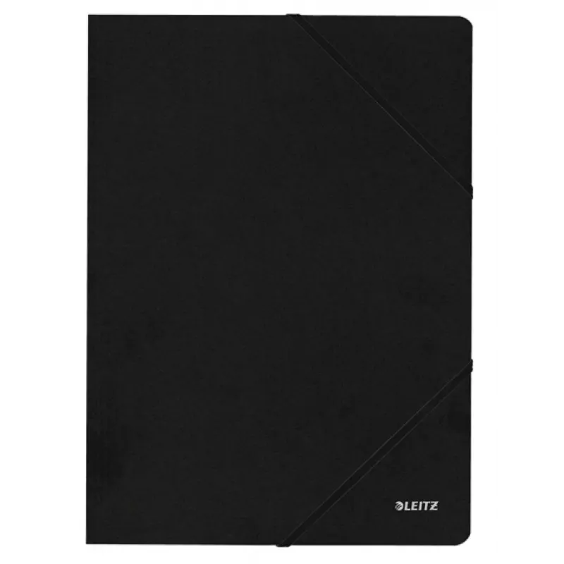 Leitz 39800095 kaust Pintseldatud papp Must A4