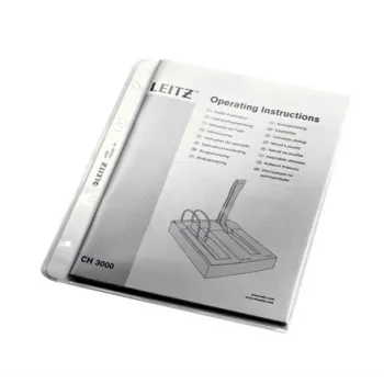 Leitz Premium A5 tasku, 30% tarbimiseelset taaskasutatud plasti, A5, läbipaistev, polüpropüleen (PP), 0,13 mm, 170 mm, 215 mm