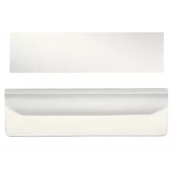 Leitz Label Holder Snap on with Label for Plus kirjaaluste jaoks, Plastik, Läbipaistev, 55 mm, 15 mm, 20 g, 1 tk