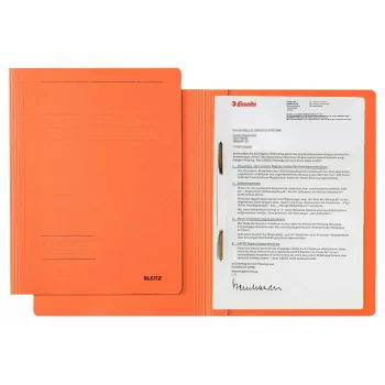 Leitz 30030045 kaust papp, plast oranž A4