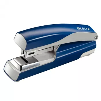 Leitz klammerdaja 5505 NeXXt, 30 lehte, lameklamber, metallist, 30 lehte, sinine, hall, lameklamber, 26/6, metall, plast, 80 g/m²