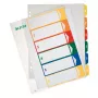 Leitz PC-ga prinditav register, PP, eriti lai, numbritega sakkidega register, Polüpropüleen (PP), Sinine, Roheline, Oranž, Punane, Kollane, 245 mm, 2 mm, 305 mm