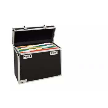 Leitz Mobile Filing Case Lockable A4, must, kroom, plastik, numbrikombinatsioonlukk, 15 L, 366 mm, 165 mm