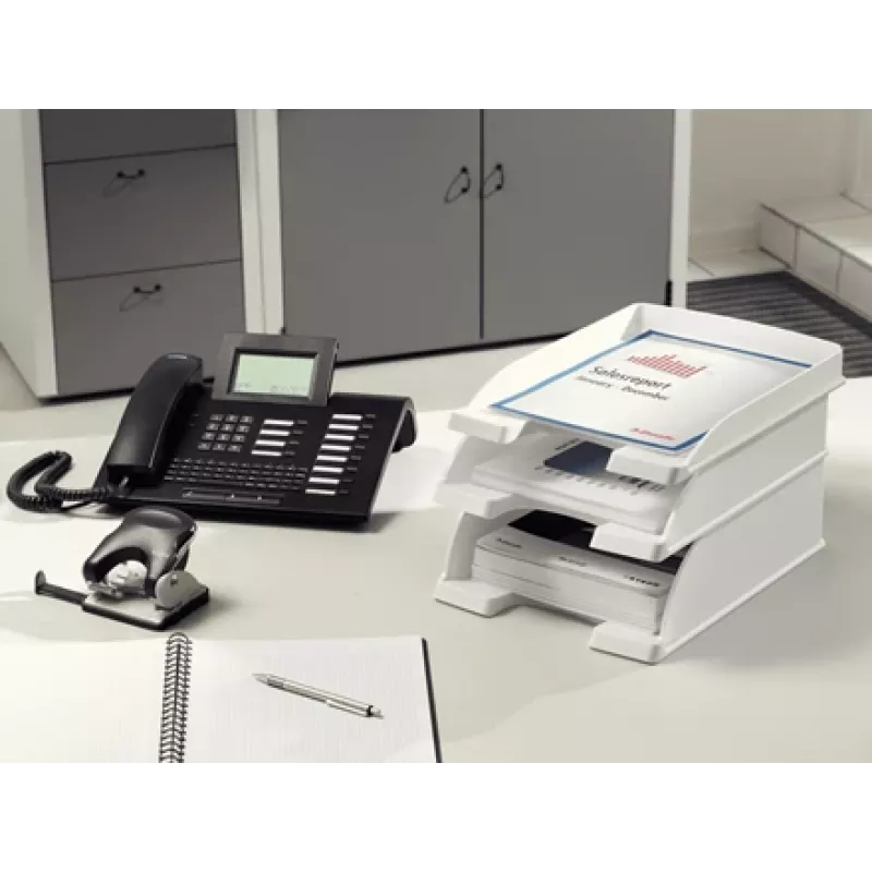 Leitz Letter tray Plus Jumbo, plastist, valge, A4, 255 x 103 x 357 mm, 340 g, 1 tk