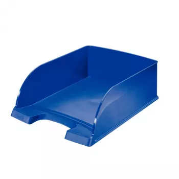 Leitz Letter tray Plus Jumbo, plastik, sinine, A4, Envelope, Letter, Note, Paper, 242 x 330 x 95 mm, 255 x 357 x 103 mm