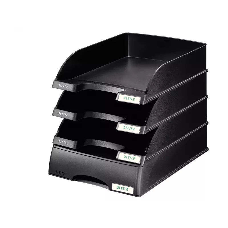 Leitz kirjaalus Plus, plastik, must, A4, 242 x 330 x 60 mm, 255 mm, 357 mm