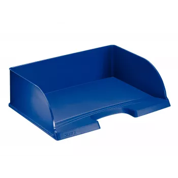 Leitz Letter tray Plus Landscape Jumbo, plastist, sinine, A4, kiri, märge, paber, 350 x 245 x 97 mm, 363 x 273 x 103 mm
