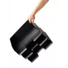 Leitz kirjaalus Plus horisontaal Jumbo, plastikust, must, ümbrik, kiri, märge, paber, 350 x 103 x 273 mm, 363 x 273 x 103 mm, 400 g