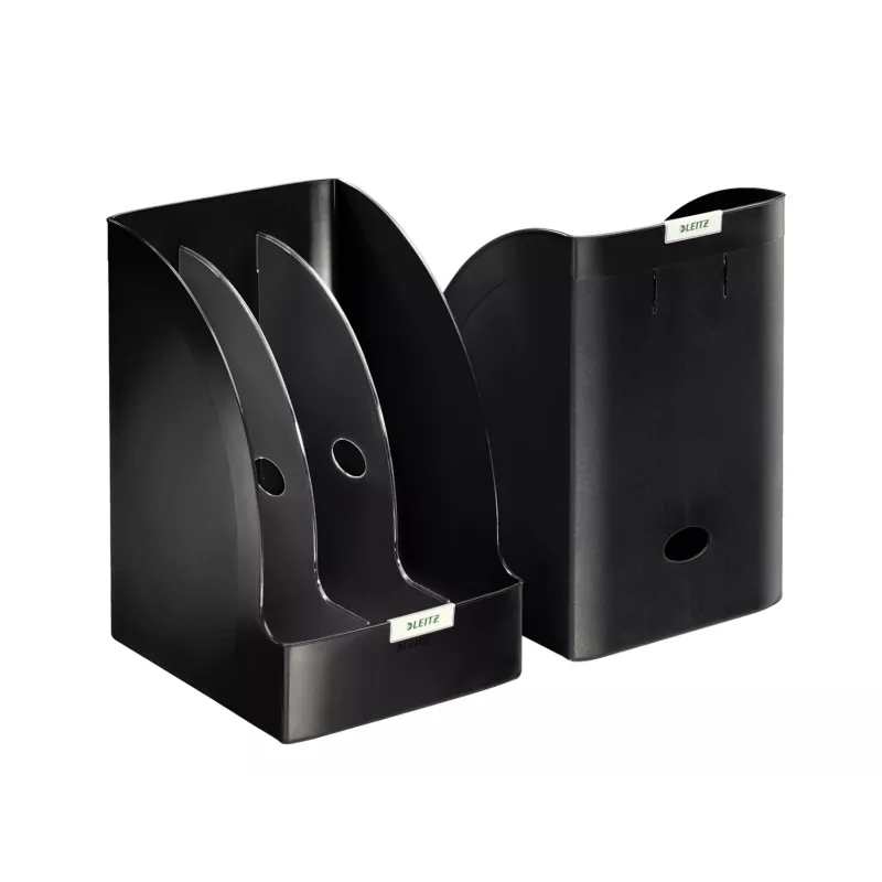 Leitz ajakirjamapp Plus Jumbo, must, plastik, A4, 20,5 cm, 213 mm, 321 mm