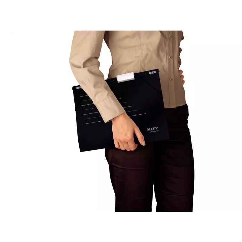 Leitz rippkaust Alpha Active FSC®, A4, must, papp, 348 mm, 260 mm, 90 g