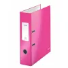 Leitz Lever Arch File 180° WOW POB/Lamineeritud A4/80mm, A4, Kartong, Roosa, 600 lehte, 80 g/m², 8 cm