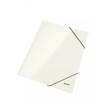Leitz 3-klapiga mapp WOW Card/POB A4, A4, polüpropüleen (PP), metalne, valge, 250 lehte, 241 mm, 5 mm