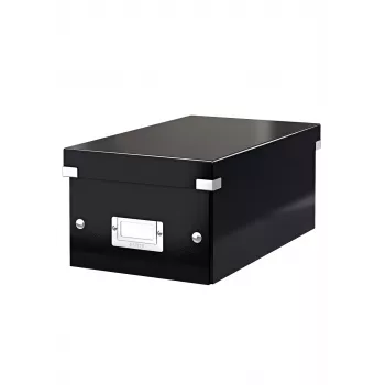 Leitz Click & Store WOW DVD hoiukarp, must, kartong, 570 g