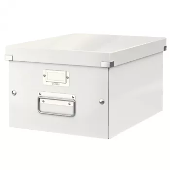 Leitz Click & Store WOW keskmine hoiukarp, valge, kartong, 16,7 L, 265 x 335 x 188 mm, 900 g, 1 tk