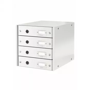 Leitz Click & Store WOW sahtlikapp (4 sahtliga), valge, kartong, 286 mm, 282 mm, 330 x 251 x 59 mm, 2,49 kg