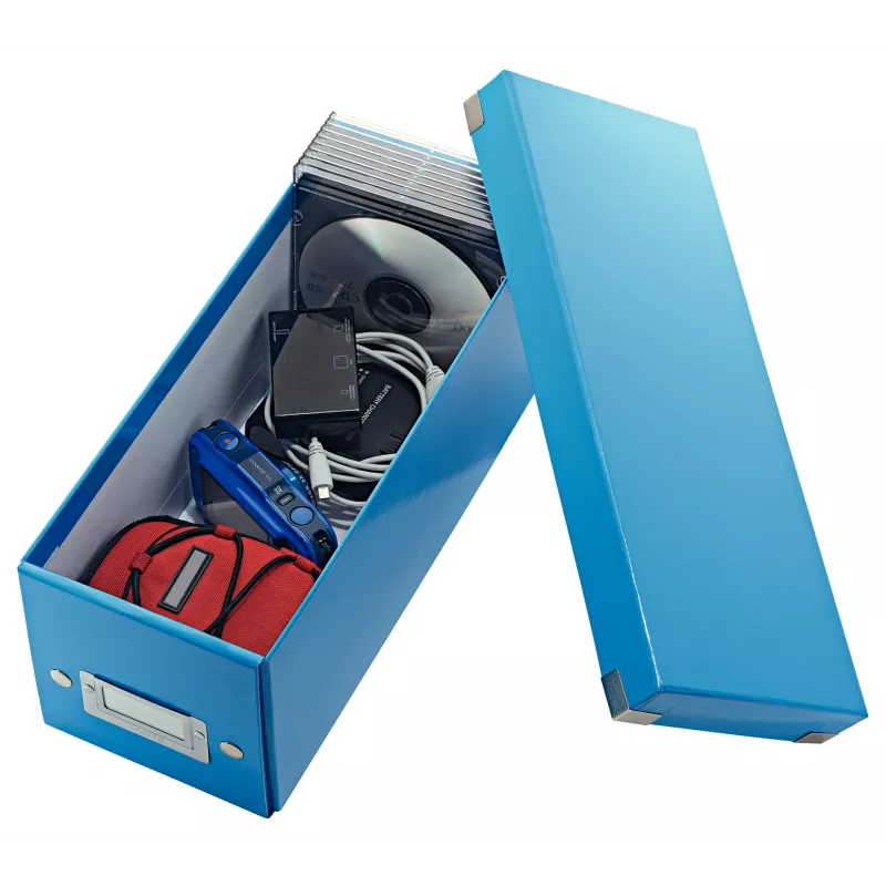 Leitz Click & Store WOW CD hoiukarp, sinine, papp, 143 mm, 352 mm, 136 mm, 440 g