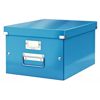 Leitz Click & Store WOW keskmine hoiukarp, sinine, papp, 16,7 L, 281 mm, 200 mm, 265 x 335 x 188 mm