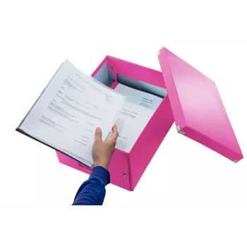 Leitz Click & Store WOW Medium kast, roosa, kartong, 16,7 L, 281 mm, 200 mm, 265 x 335 x 188 mm