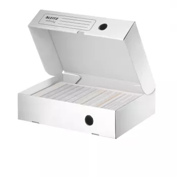 Leitz arhiivikarp Infinity FSC® horisontaalne 80 mm, valge, A4, 190 g, 255 x 330 x 80 mm