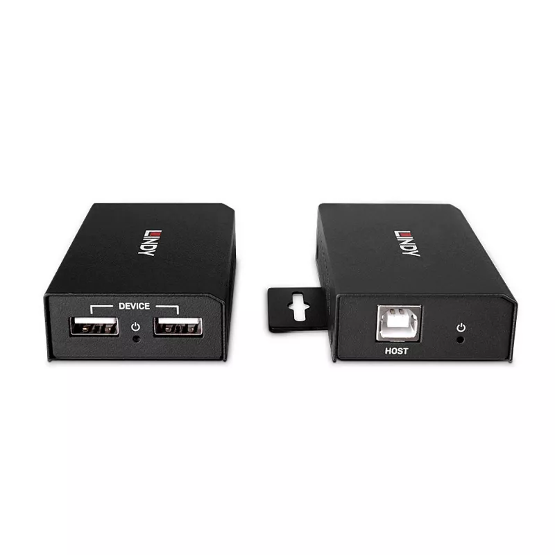Lindy 100m 2 pordi USB 2.0 Cat. 6 pikendaja, AV-saatja ja -vastuvõtja