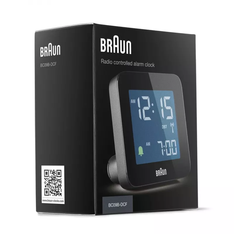 Braun BC09-DCF digitaalne äratuskell Must