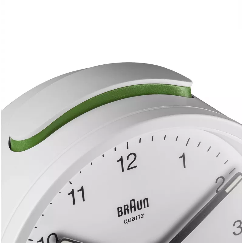 Braun BC12W kvarts äratuskell valge