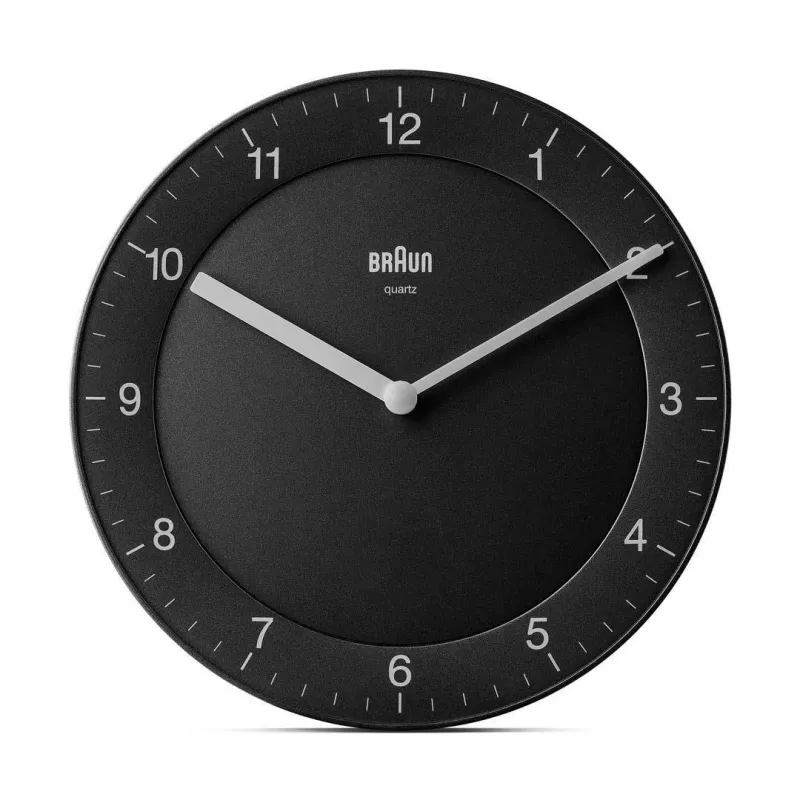 Braun BC 06 B Kvartskell, seinale kinnitatav, analoog, must, ringikujuline