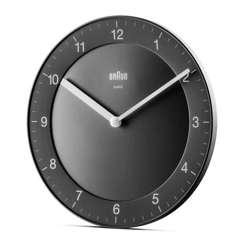 Braun BC 06 B Kvartskell, seinale kinnitatav, analoog, must, ringikujuline