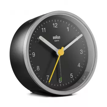 Braun BC12SB kvartsäratuskell Must, Hõbedane