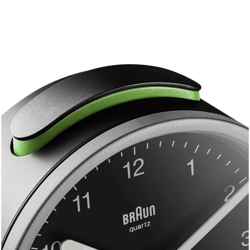 Braun BC12SB kvartsäratuskell Must, Hõbedane