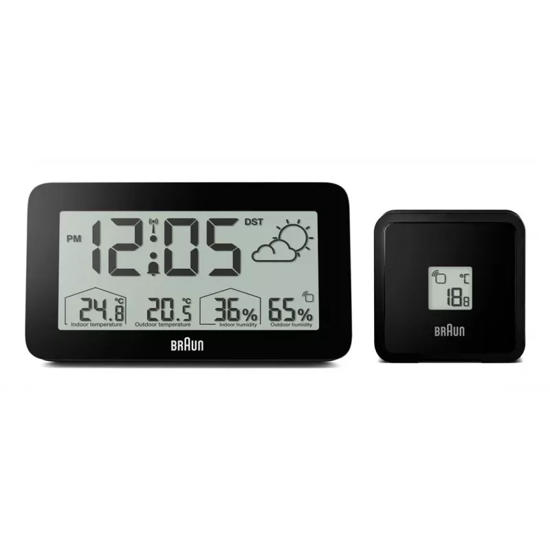 Braun BC13BP-DCF äratuskell digitaalne äratuskell must