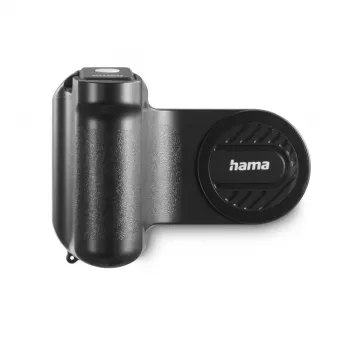 Grip HAMA MagGrip Grip — magnetiline nutitelefoni käepide, plastik, must, 130×50×100 mm