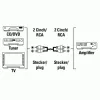 Hama 00011947 helikaabel 1,2 m 2 x RCA must