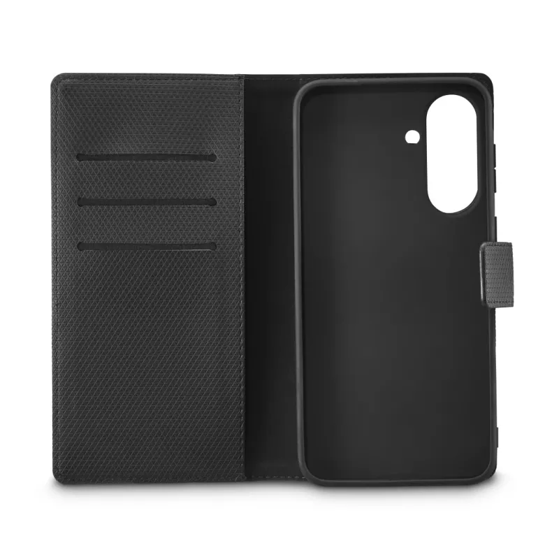 Mobiiltelefoni ümbris Must Rock 00037343 — raamatupoolne rahakott Samsung Galaxy A37 5G jaoks, must, 1 tk