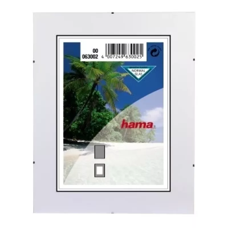 Raamita pildihoidja HAMA Clip-Fix NG 10.5x15 fotodele suurusega 10,5×15 cm, klaasita displei