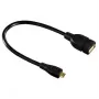 Hama USB 2.0 adapterkaabel USB-kaabel 0,15 m USB A Micro-USB B Must