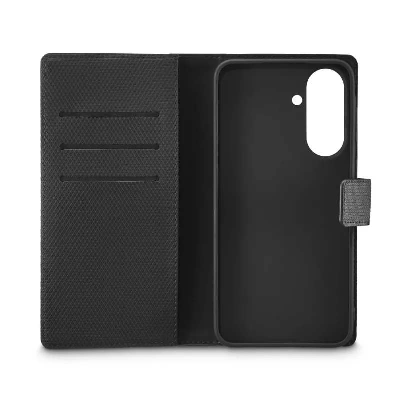 Must rock Booklet 2‑1 Samsung Galaxy A57 5G jaoks, must, 1 tk