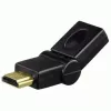 Hama Compact Adapter HDMI-pistik - HDMI-pesa, pöörlev, must
