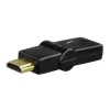 Hama Compact Adapter HDMI-pistik - HDMI-pesa, pöörlev, must