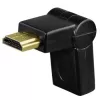 Hama Compact Adapter HDMI-pistik - HDMI-pesa, pöörlev, must